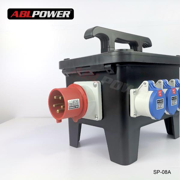 Entertainment Black 8 Way Output 220V Power Distro Boxes