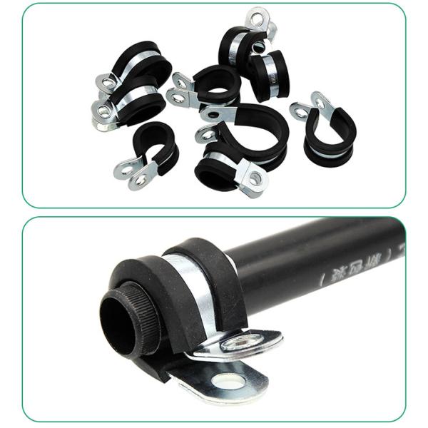 Insulated 3/16 Inch Brake Hose Clips Brake Line Mounting Clamps