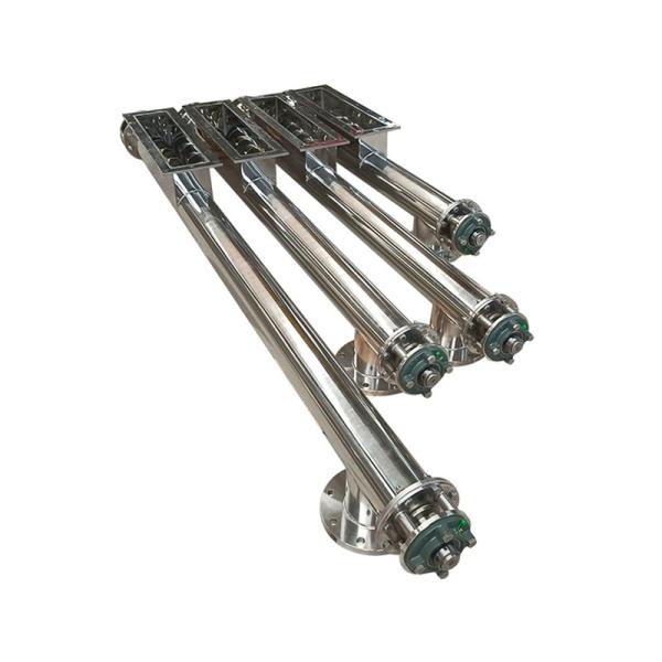 OEM Custom Tubular Screw Auger Feeder Stainless Steel With Compact Structure