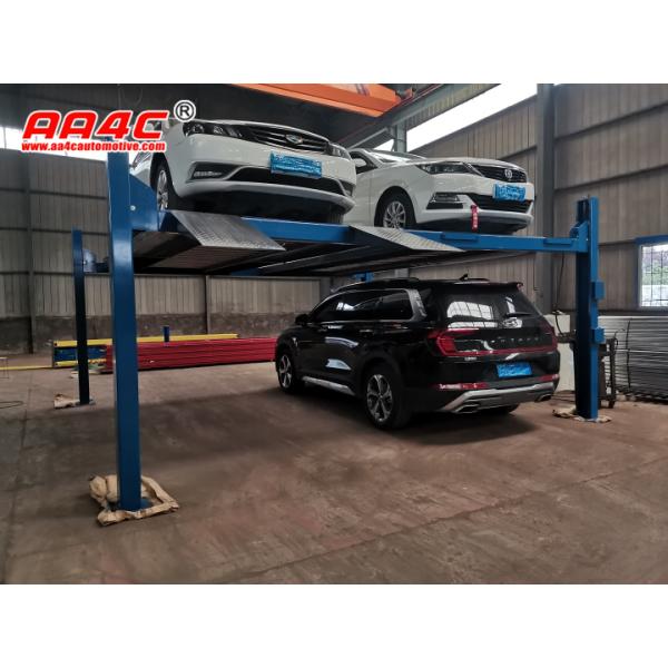 AA4C 4 Post 4 Cars Parking Lift Vehicle Lift Auto Storage System Auto Parking System Parking Elevator Car Stacker Vehicle Stacker Automobile Parking