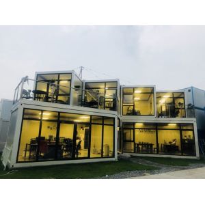 Q235 Q345 Modular Restaurant Buildings Steel Prefab Container House