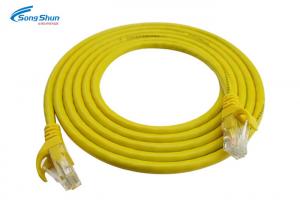 Buy cheap Yellow Ethernet Network Patch Cable , Internet Ethernet Patch Cable Wiring product