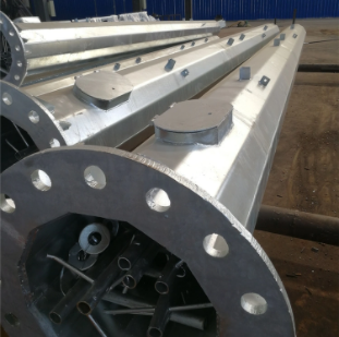 Customized Galvanized Single Tube Telecommunication Antenna Wifi Monopole