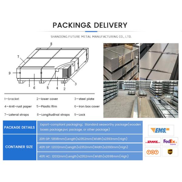 SPCC Full Hard Cold Rolled Zinc Coated Galvanized Steel Sheet For Punching Processing