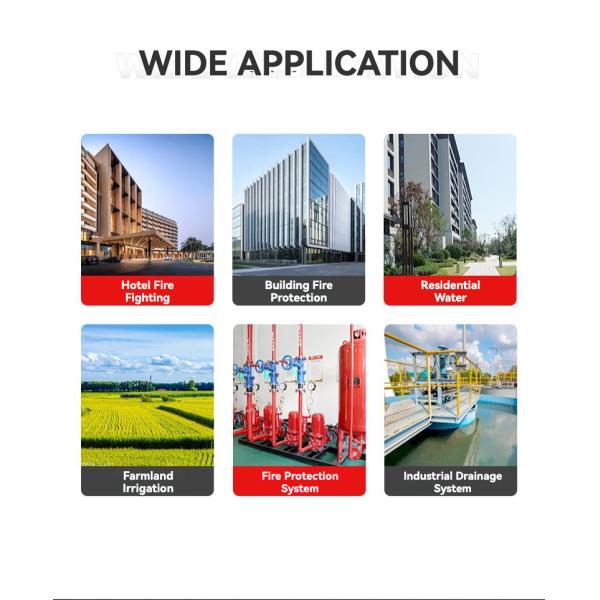 Diesel Engine Fire Pump System 2000GPM Multistage Pump