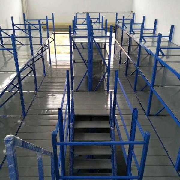 2-3 Levels Mezzanine Storage Rack Multi Level For Customized Warehouse Storage