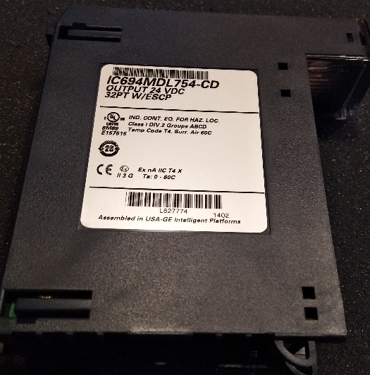 IC694MDL754 OUTPUT MODULE 12 24VDC ESCP 0.75A POS. LOGIC 32 PT GE FANUC RX3I PLC