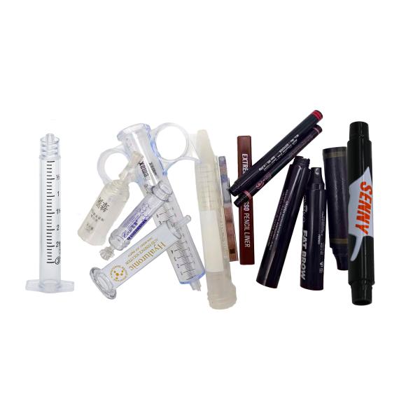 Mascara Bottle 2 Color Screen Printing Machine Without Mechanical Or Optical Register
