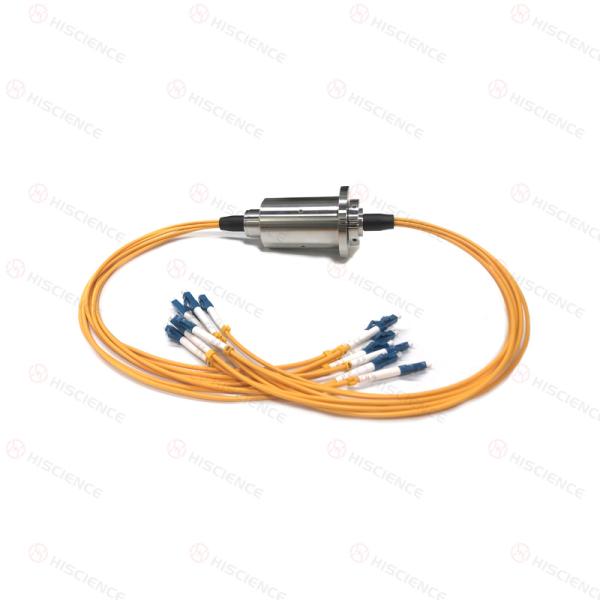 2 - 4 Circuits Optical Slipring , Single Mode Fiber Optic Rotary Joints