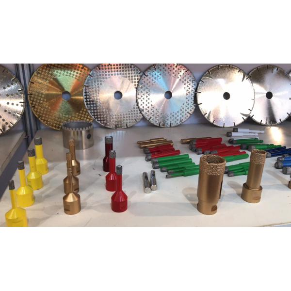 1/4" Hex Shank Diamond Tip Drill Bit Quick Change Stable Performance For Tile Drilling