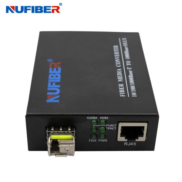 100Mbps 1000Mbps Rj45 To Sfp Media Converter Modular Design NF-C2200-SFP