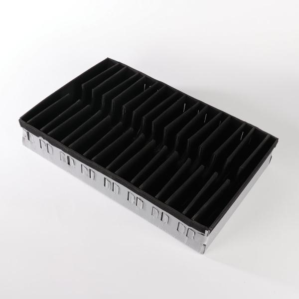 Shockproof Plastic Dividers Box Waterproof Plastic Storage Bins With Dividers