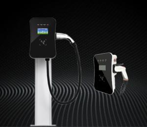 China Single Phase Home Ev Charging Point Wall Mounted Pedestal on sale