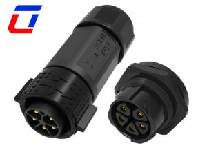 China Waterproof 5 Pin Male Female Connector IP67 30A High Current Power Connectors on sale