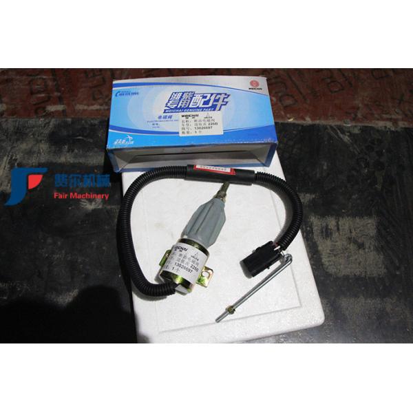 936 Wheel Loader Spare Parts Weichai Deutz TD226B Engine Solenoid Valve 13026697
