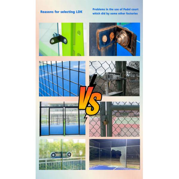 Padel court quality materials