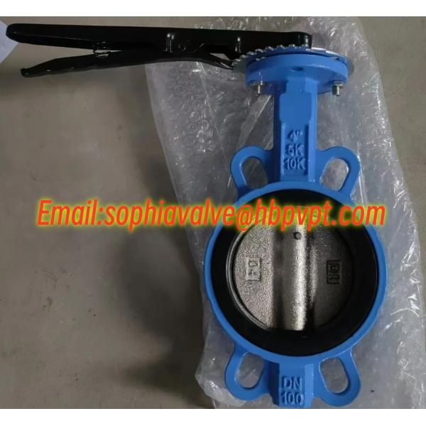 4'' 5K 10K cast iron butterfly valve