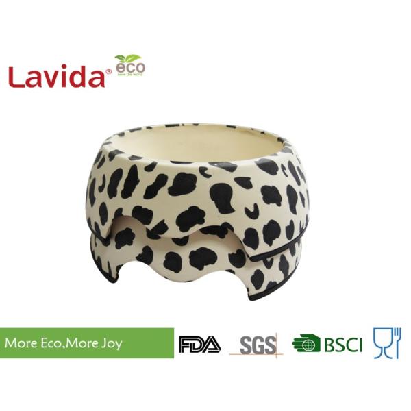 Decal Printing Reusable Melamine Dog Bowl Modern Design Anti - Bacteria Diverse Styles