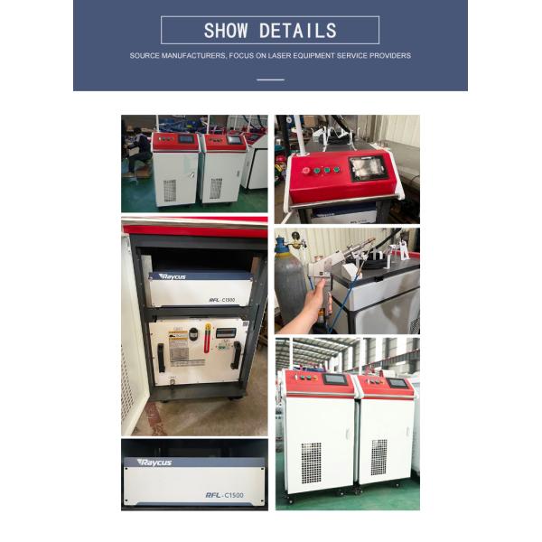 Raycus IPG JPT Max Optional Laser Source 3 in 1 Laser Welding Cutting Cleaning Machine with and Au3tech Laser Head