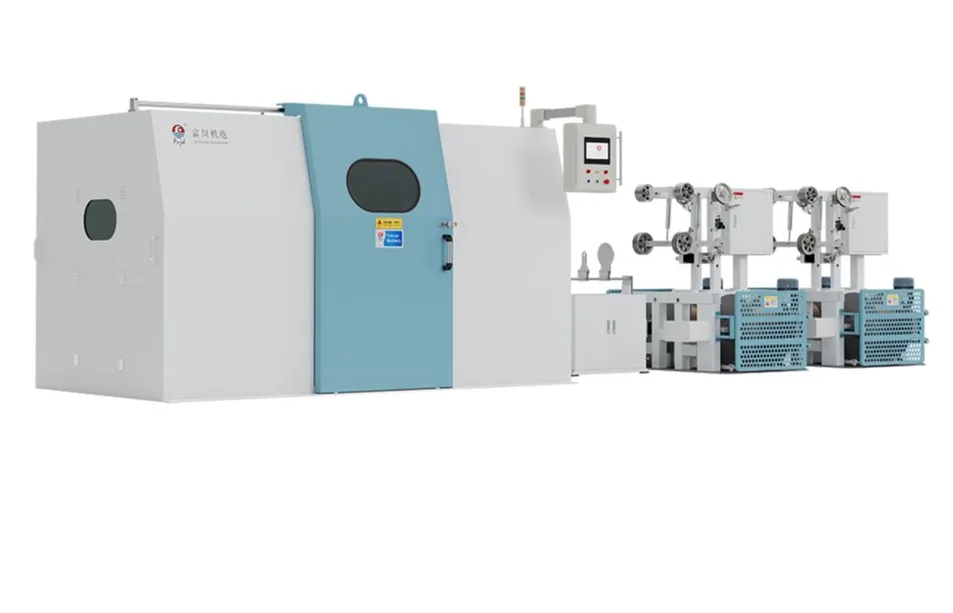 1000mm Double Twist Copper Wire Bunching Machine Stranding Cabling Equipment Fuchuan