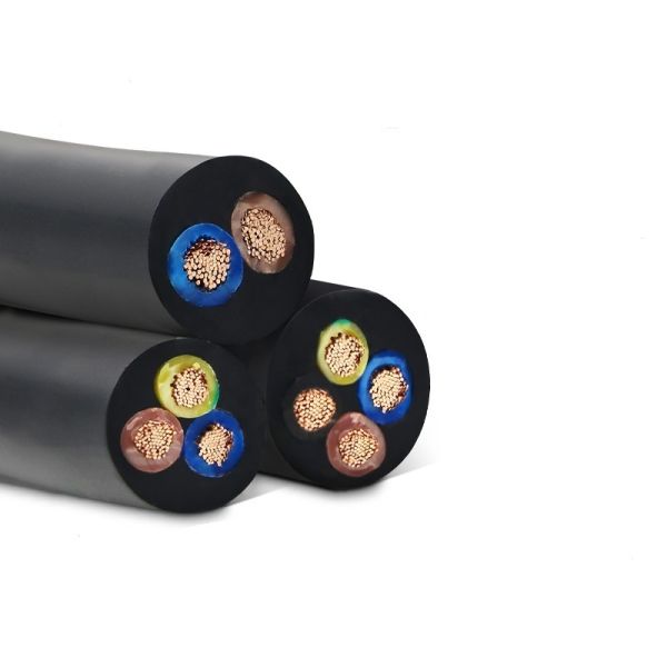 JHS Cable 450/750V Rubber Insulation 16A Rated Current Waterproof Submersible Pump Power Cable