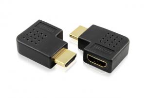 China HDMI M To HDMI F left Angle Adapter for HDTV,blu-ray,DVD 1080P on sale
