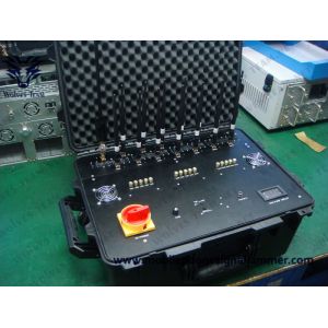 Portable VIP Protection Defence RF GPS WIFI5.8G Signal UAV Drone Jammer