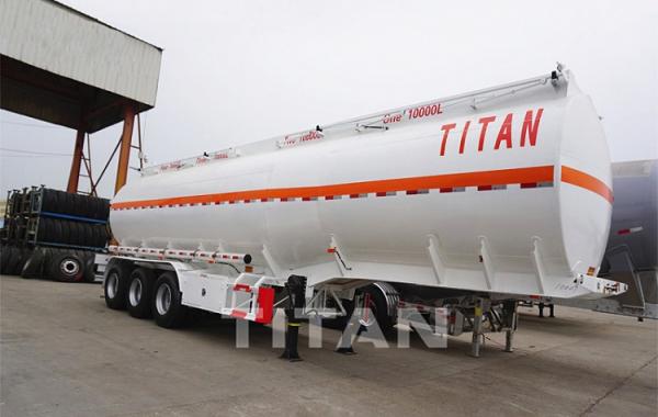 40000 Litres Stainless Steel Milk Fuel Tank Trailer for Nigeria
