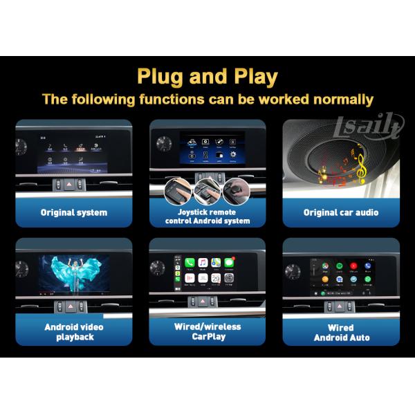 Lsailt Lexus Video interface with NetFlix, YouTube, CarPlay, Google map for 2013-2021 GS300 GS350 GS250