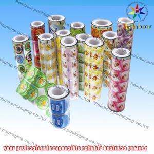 China Promotional Bottle Stickers For Customer , Food Packaging Films on sale