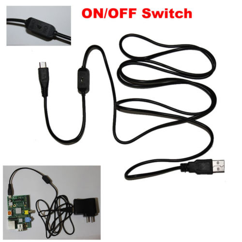 Safe Raspberry Pi Shield USB to Micro USB Push Button Switch for Raspberry pi