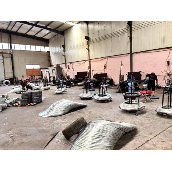 Bulk Packing Galvanised Single Strand Barbed Fencing Wire 12x12