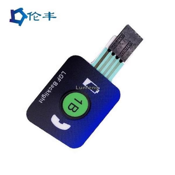PET LEDs Tactile Metal Dome Switch 3M468 Custom Membrane Switch Panel