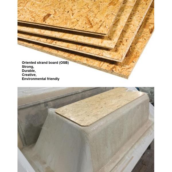 cUPC one piece acrylic bathtub with FRP reinforcement heat preservation 4.5mm acrylic