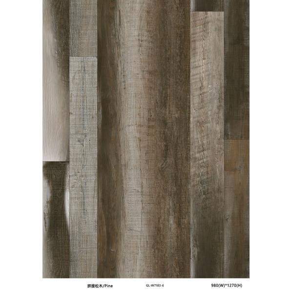 Pine Stone Vinyl Click SPC Rigid Flooring Luxury Nordic Style GKBM GL-W7183-6
