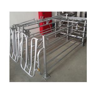 Buy cheap Power Coated Finishing Pig Gestation Crates With Stainless Steel Feeder product