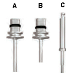 Implant Direct Legacy® Internal Titanium Ti-Base Abutment Compatible 3.0mm/ NP(3.5)/ RP(4.5)/ WP(5.7)