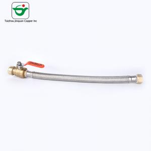 Buy cheap 18 Inch SS Flexible Pipe With Ball Valve product