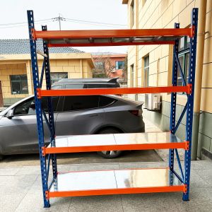 Customized Medium Duty Steel Rack , Industrial Longspan Shelving Racking