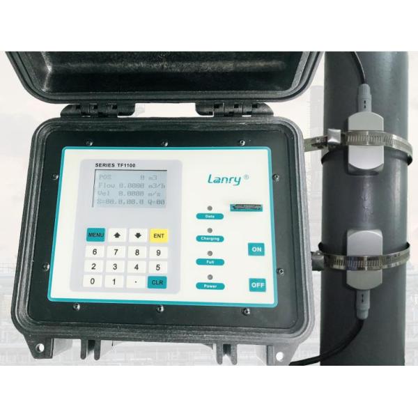 Stainless Steel Portable IP68 SD Card BTU Portable Ultrasonic Flow Meter Panametric