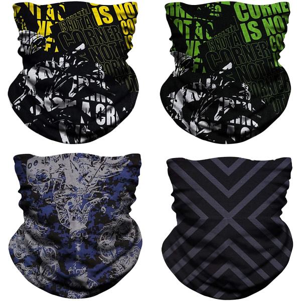 Cute Puppy Printed Logo Custom Face Shields Bandanas