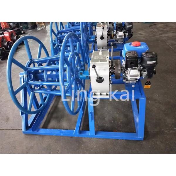 50 KN Gas Engine 12mm Steel Wire Pulling Machine