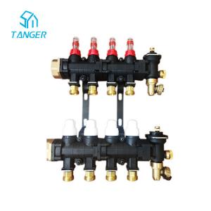 Buy cheap 8 Port 10 Port 12 Port 4 Zone Underfloor Heating Manifold Actuator Hydronic product