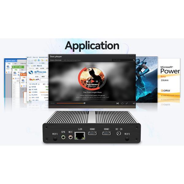 Intel Celeron Processor Mini Computer With Black Chassis DDR3 8GB RAM For Home