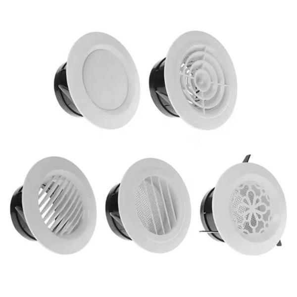 OEM Air Vent Round Ceiling Diffuser Cover Universal Fit Air Vent Grid Cover Easy To Install Modern Design