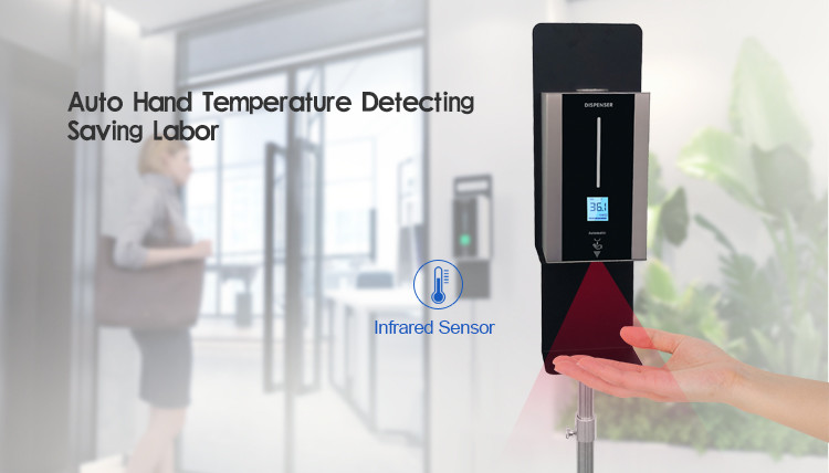 TF88 Hand Sanitizer Thermometer Dispenser Hand Washing Disinfection Kiosk