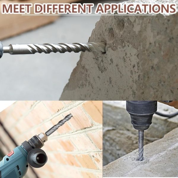 12mm Double Flute Sds Drill Bit SDS Hex Masonry Drill Bits