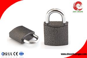 Buy cheap High Security Iron Chrome Plated  Black Color Iron Padlock 50mm product