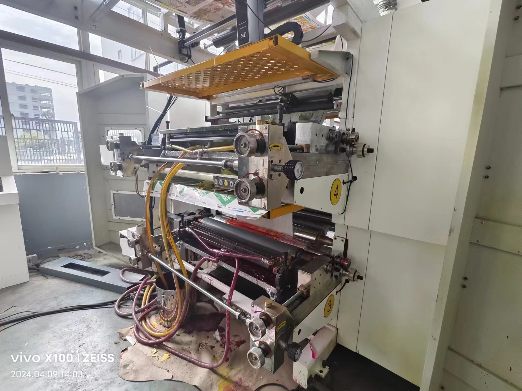Cascading High Speed Flexo Printing Machine For Paper And Composite Materials