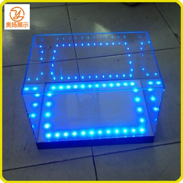 New design customized LED acrylic ice bucket for the wine in the pub